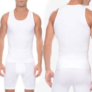 2(X)IST Men's Set of two Form Shaping Cotton Tank Tops - Size Medium